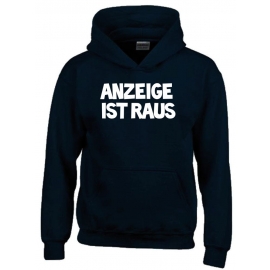 ANZEIGE IST RAUS T-Shirt oder Hoodie Sweatshirt für Kinder Anzeige ist raus ! Geburtstag Geschenk Gamer Konsole Gr. 152 164 cm oder Herren XS S M