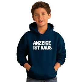 ANZEIGE IST RAUS T-Shirt oder Hoodie Sweatshirt für Kinder Anzeige ist raus ! Geburtstag Geschenk Gamer Konsole Gr. 152 164 cm oder Herren XS S M