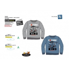 König der Löwen Sweatshirt  Kinder 3 4 6 8 Jahre 98 104 110 116 128 cm grau oder blau