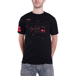 Nintendo T Shirt NES Controller Blueprint Logo Neu offiziell Gamer Herren S M L XL XXL PS4 PS5