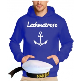 Matrosen  Kostüm 2 Teile Partymatrose Tanzmatrose Feiermatrose Saufmatrose vers. zur Auswahl Hoodie Sweatshirt mit Kapuze Gruppenkostüm Gr.S M L XL XXL 3XL 4XL 5XL