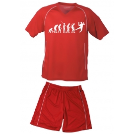 TRIKOTSET mit DEINEM NAMEN + NUMMER ! HANDBALL Evolution Kinderhandball Trikot + Hose  Kids 98-104, 110-116, 122-128, 134-140, 146-152, 158-164 cm schwarz, rot, blau. Grün, orange, weiß, gelb