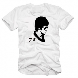 Bruce Lee 71 BÄM t-shirt  weiss  S - XXXL