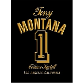 TONY MONTANA NR.1 T-SHIRT LANGARM schwarz