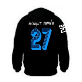 HOODIE schwarz RIO simpre samba HOODIE schwarz Nr.27