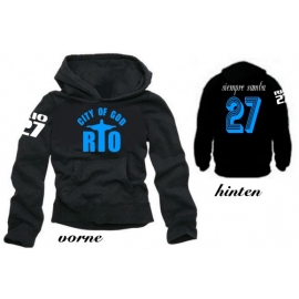 HOODIE schwarz RIO simpre samba HOODIE schwarz Nr.27