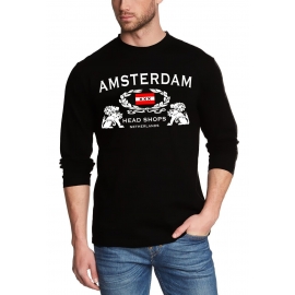 AMSTERDAM head shop LONGSLEEVE schwarz