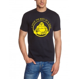 Shirt I HAVE THE BODY OF A GOD buddha T-SHIRT