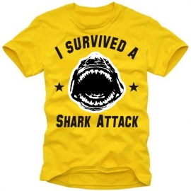 I survived a SHARK ATTACK T-SHIRT