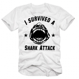 I survived a SHARK ATTACK T-SHIRT