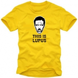 THIS IS LUPUS T-SHIRT DR.HOUSE