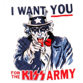 KISS T-SHIRT KISSARMY WEISS