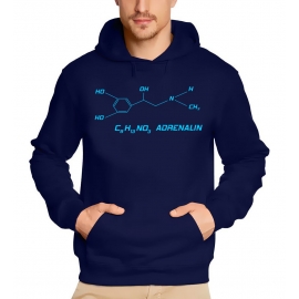 ADRENALIN HOODIE SWEATER ROYALBLAU ODER SCHWARZ